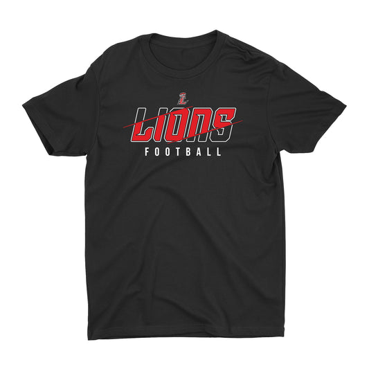 Lions Slash Football Unisex Tee