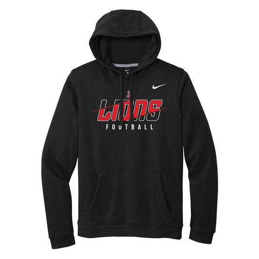 Lions Slash Football Nike Hoodie
