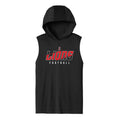 Lions Slash Football Unisex Hooded Sleeveless Tee