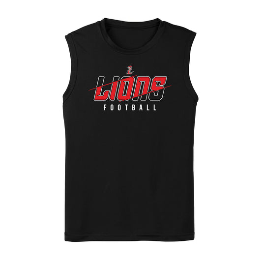 Lions Slash Football Performance Sleeveless Tank