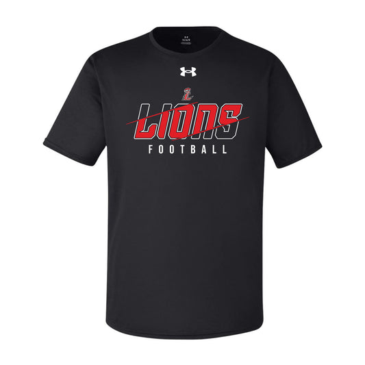 Lions Slash Football Under Armour Tee