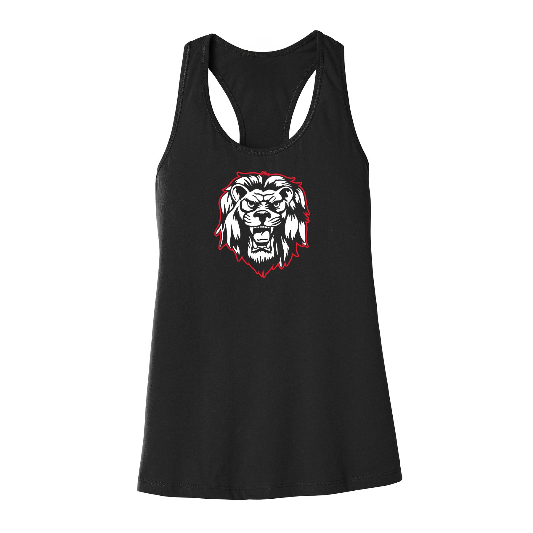 Liberty Lion Mascot Women's Racerback Tank