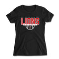Lions Softball Script Women's Fitted Tee