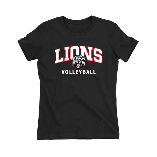 Lions Volleyball Women's Fitted Tee