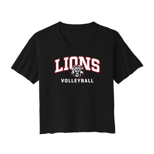 Lions Volleyball Cropped Tee