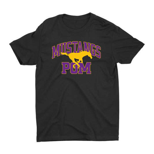 Mustangs Pom Unisex Crewneck Tee