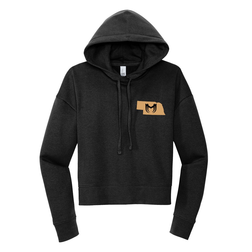 Omaha MLU Double Sided Cropped Hoodie