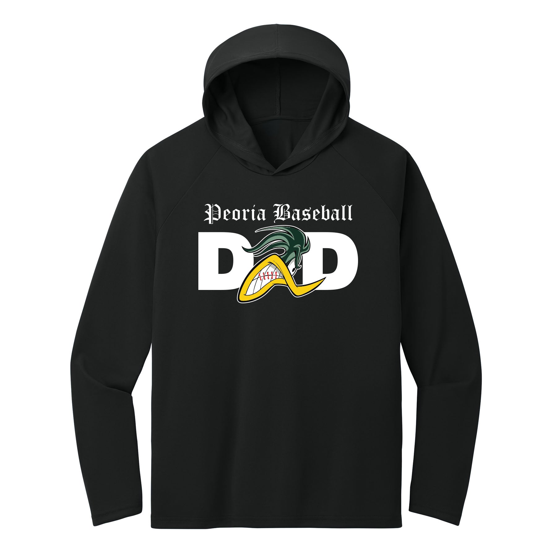 PBA Dad Performance Hooded Long Sleeve Tee