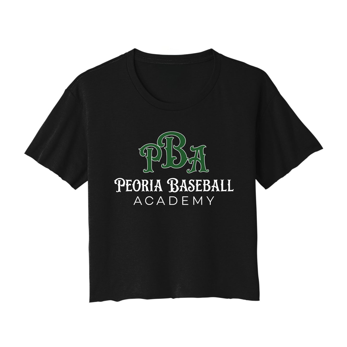 Peoria Baseball Academy Cropped Tee