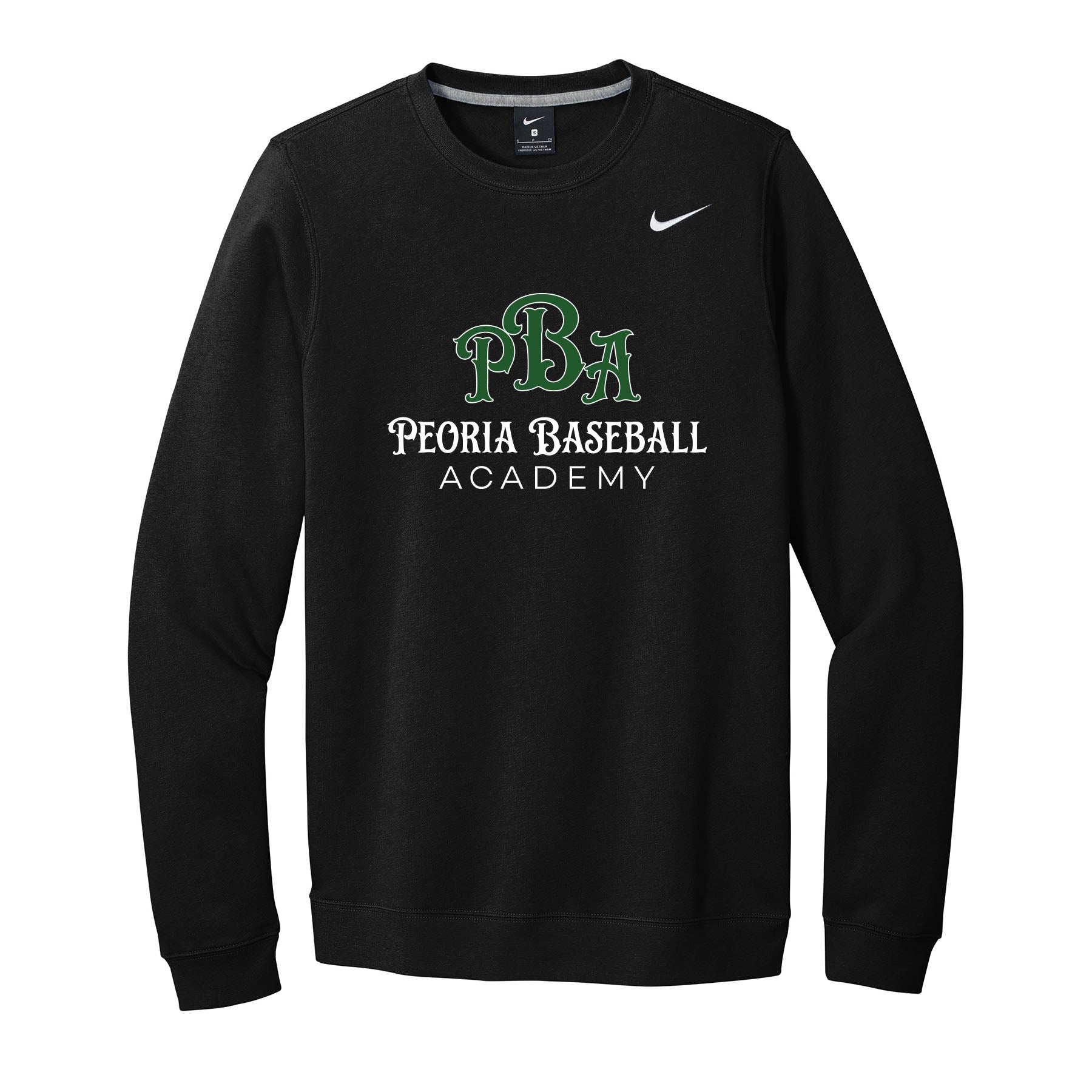 Peoria Baseball Academy Nike Crewneck Sweatshirt