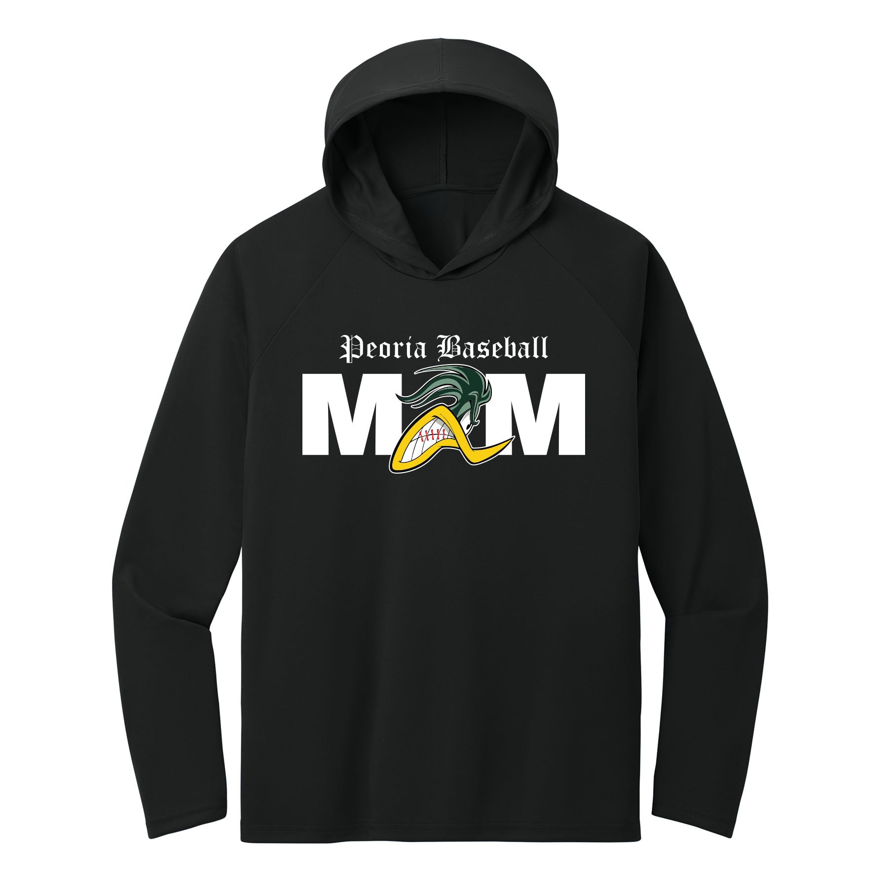 PBA Mom Performance Hooded Long Sleeve Tee
