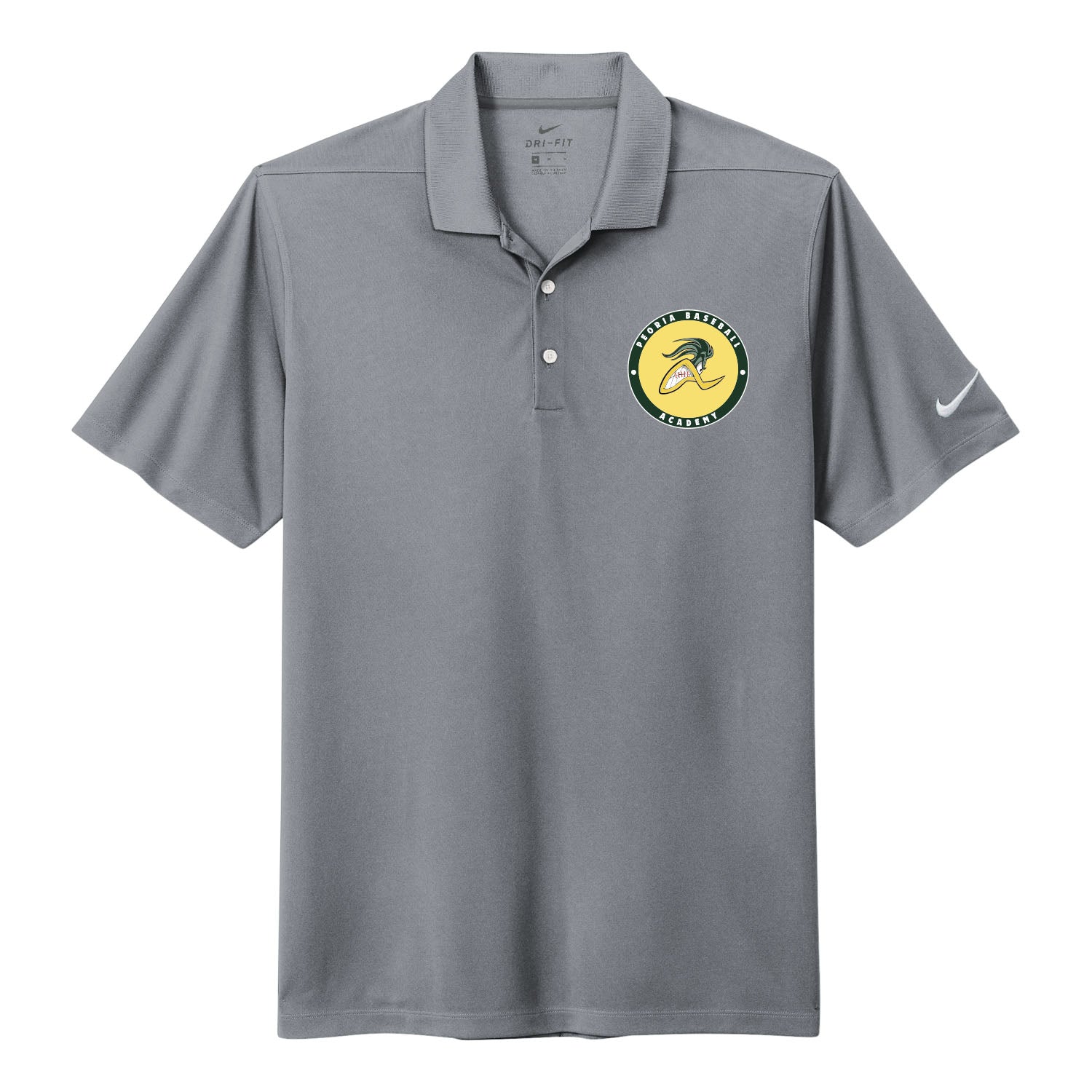 Peoria Baseball Seal Nike Polo