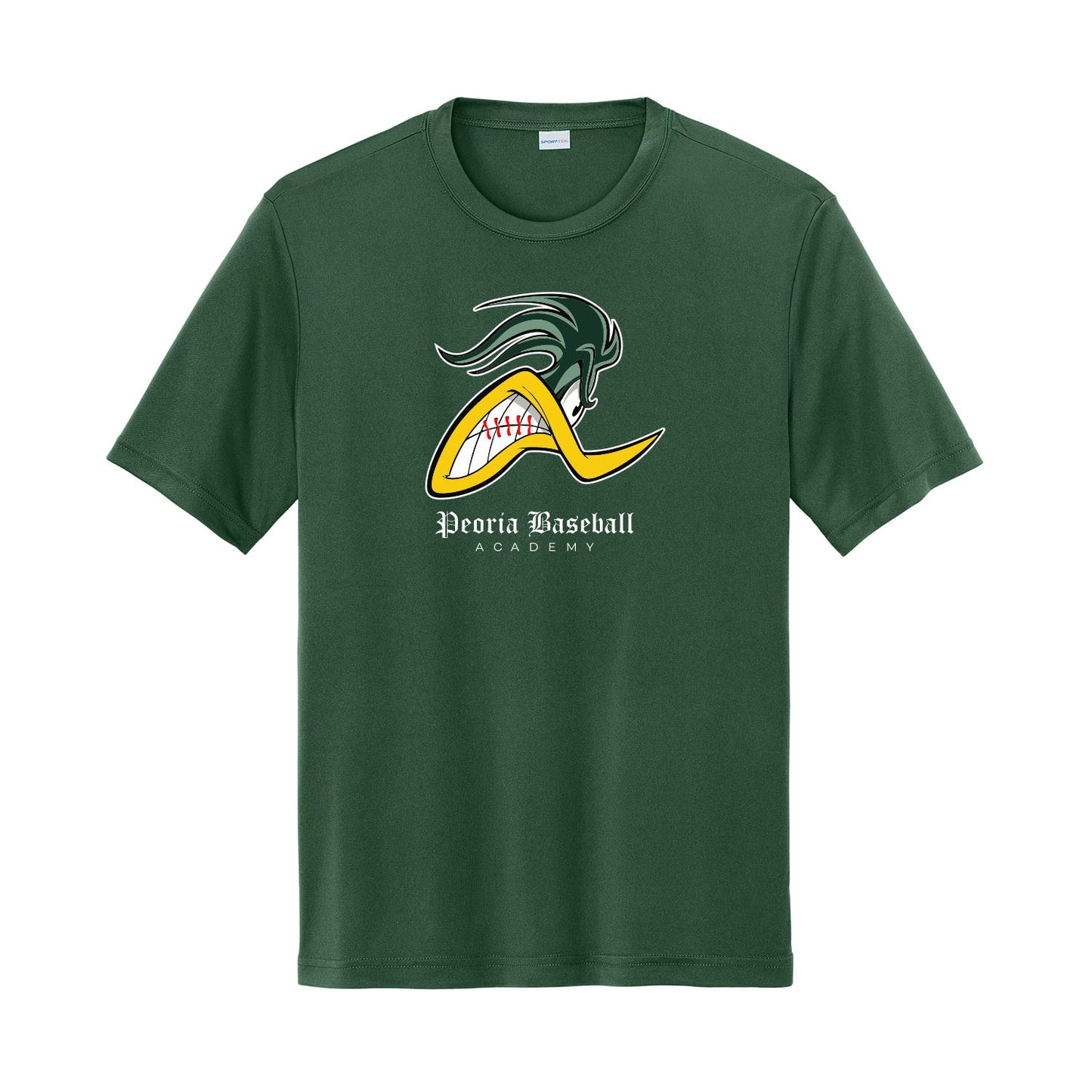 Peoria Baseball Mascot Dri Fit Tee