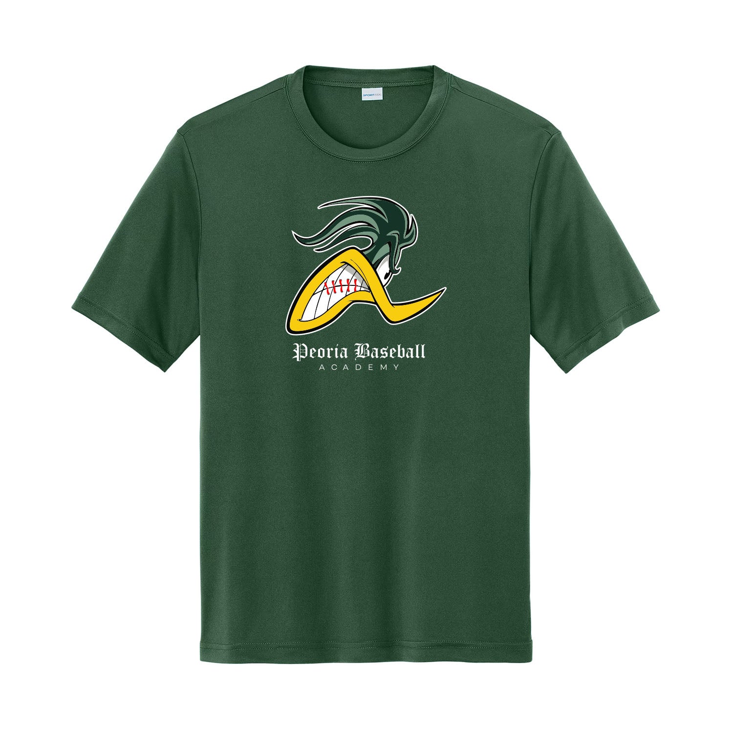 Peoria Baseball Mascot Dri Fit Tee