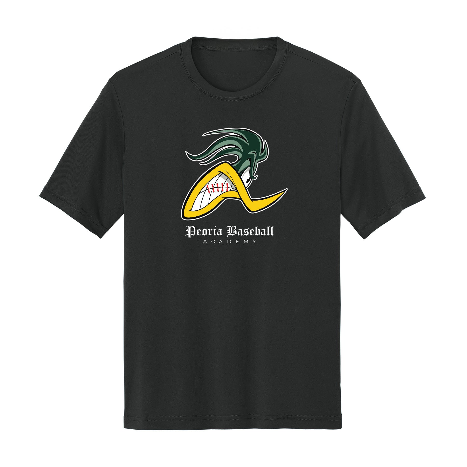 Peoria Baseball Mascot Dri Fit Tee