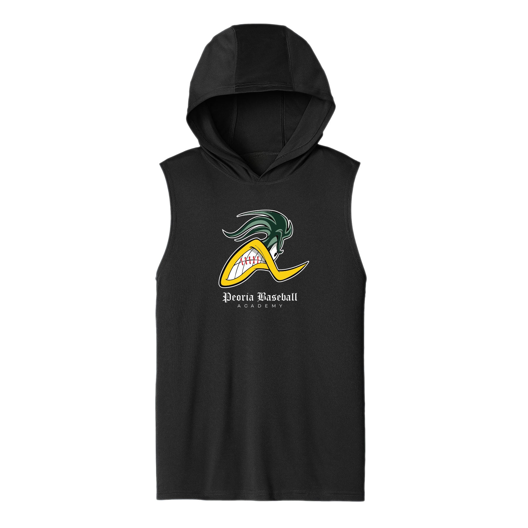 Peoria Baseball Mascot Unisex Dri Fit Hooded Tank