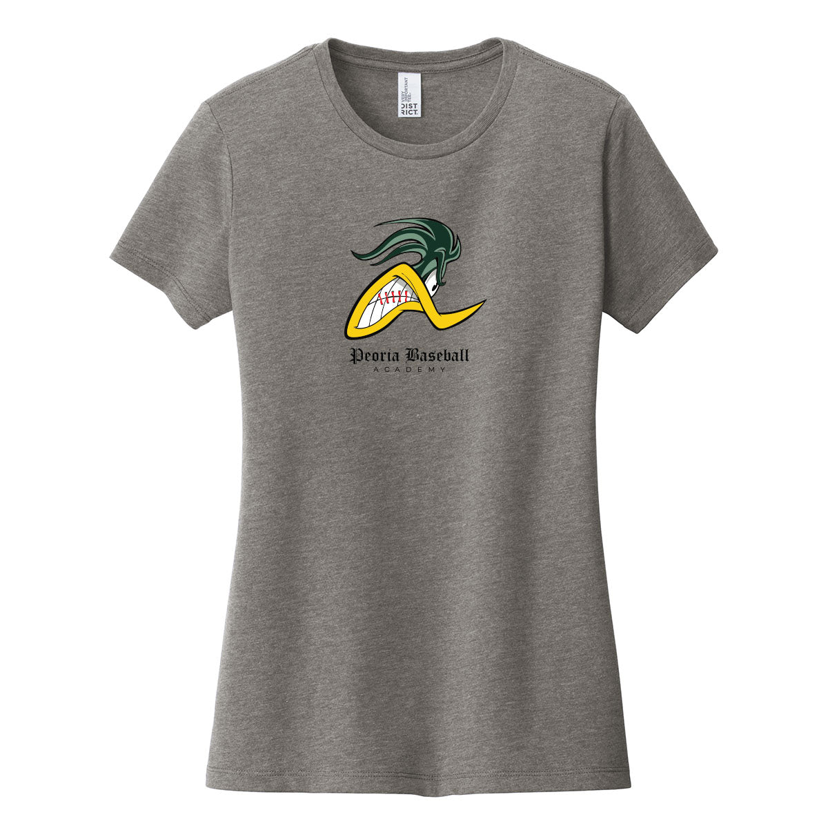Peoria Baseball Mascot Women's Fitted Tee