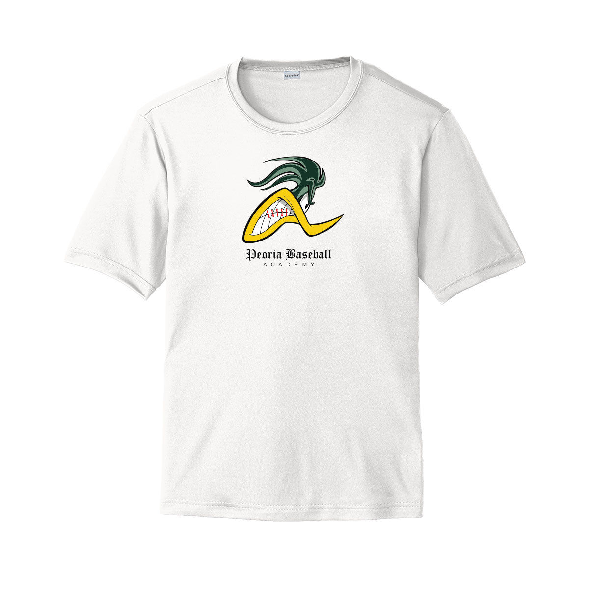 Peoria Baseball Mascot Dri Fit Tee