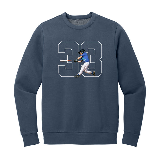 Custom Number and Picture Crewneck Sweatshirt