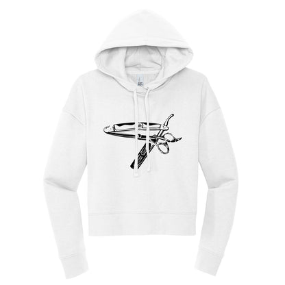 Supreme Barber Blade Cropped Hoodie