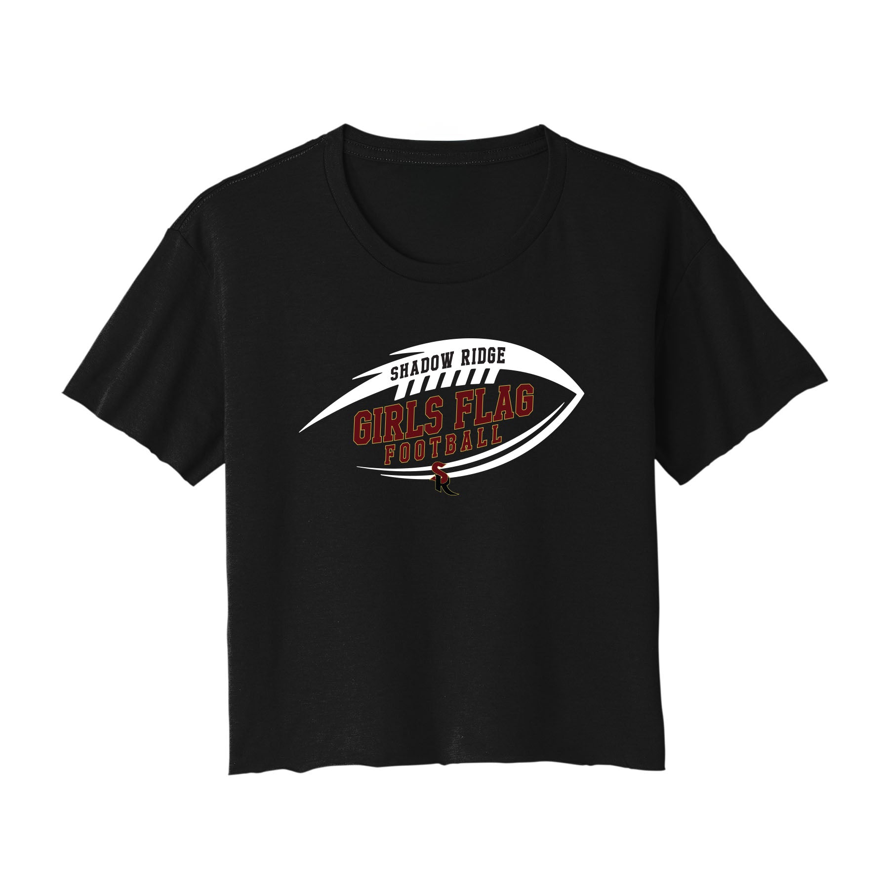Shadow Ridge Flag Football Cropped Tee