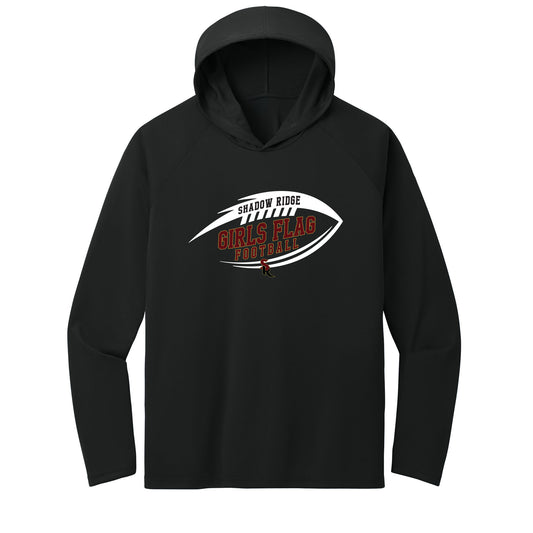 Shadow Ridge Flag Football Performance Hooded Long Sleeve Tee