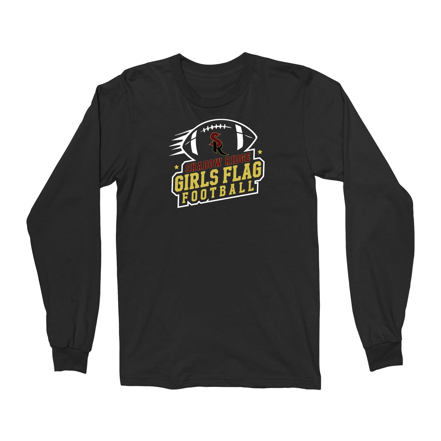 Shadow Ridge Girls Flag Football Unisex Long Sleeve Tee