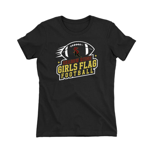 Shadow Ridge Girls Flag Football Women's Fit Tee