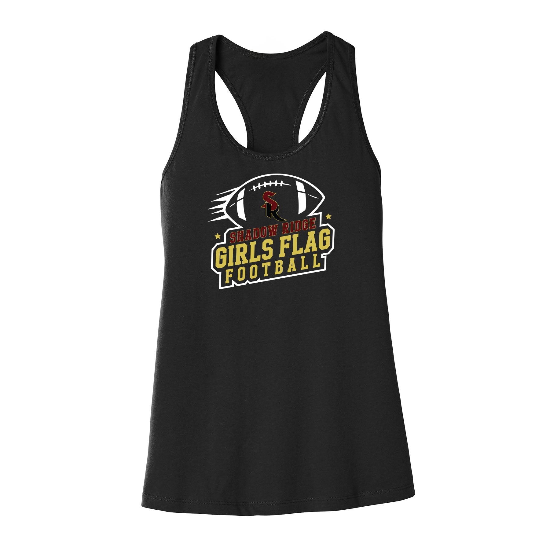 Shadow Ridge Girls Flag Football Women's Racerback Tank