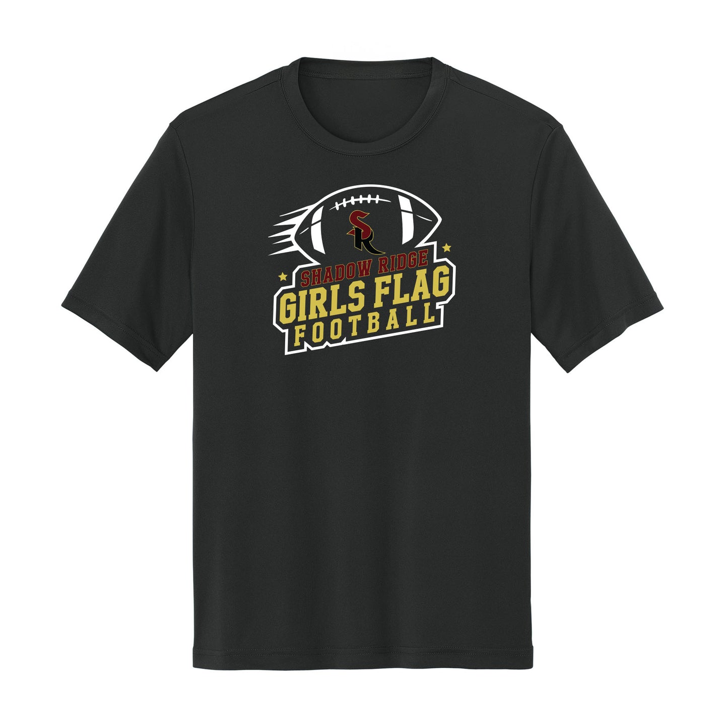 Shadow Ridge Girls Flag Football Dri Fit Tee