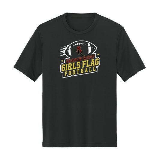 Shadow Ridge Girls Flag Football Dri Fit Tee
