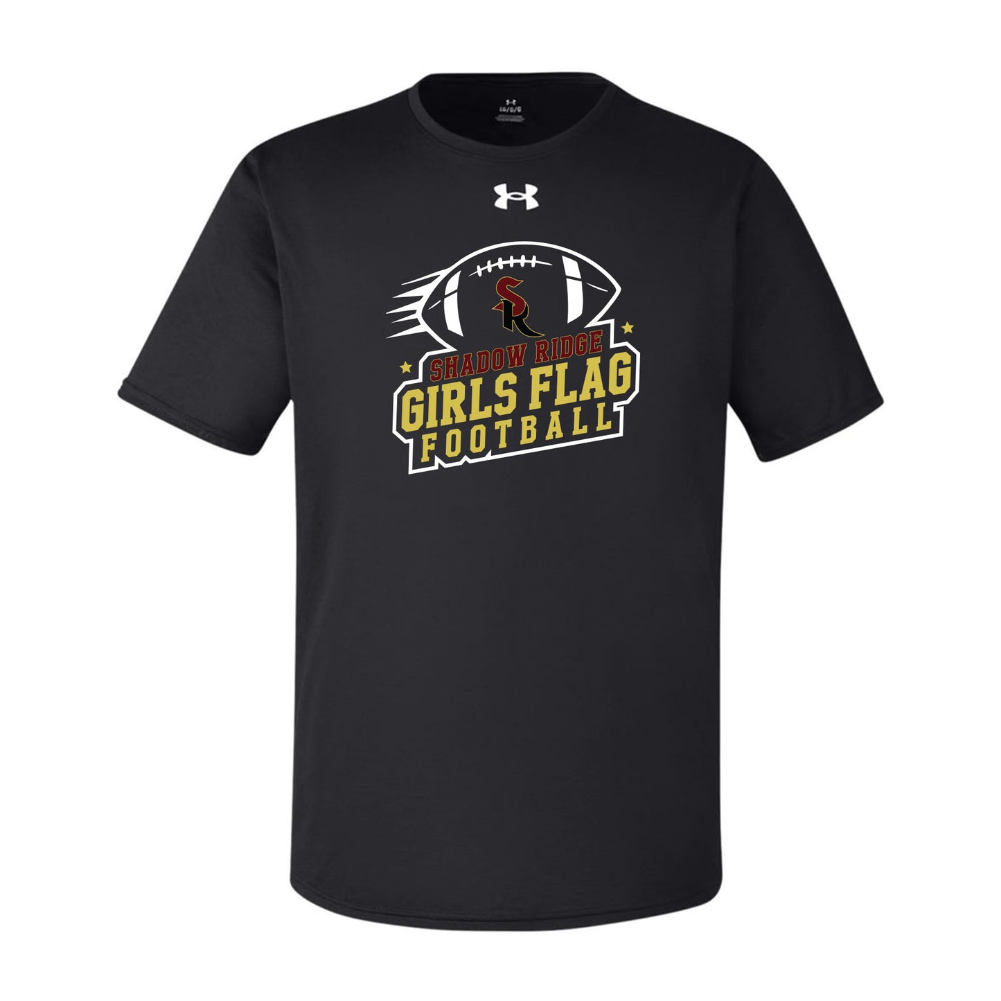 Shadow Ridge Girls Flag Football Under Armour Tee