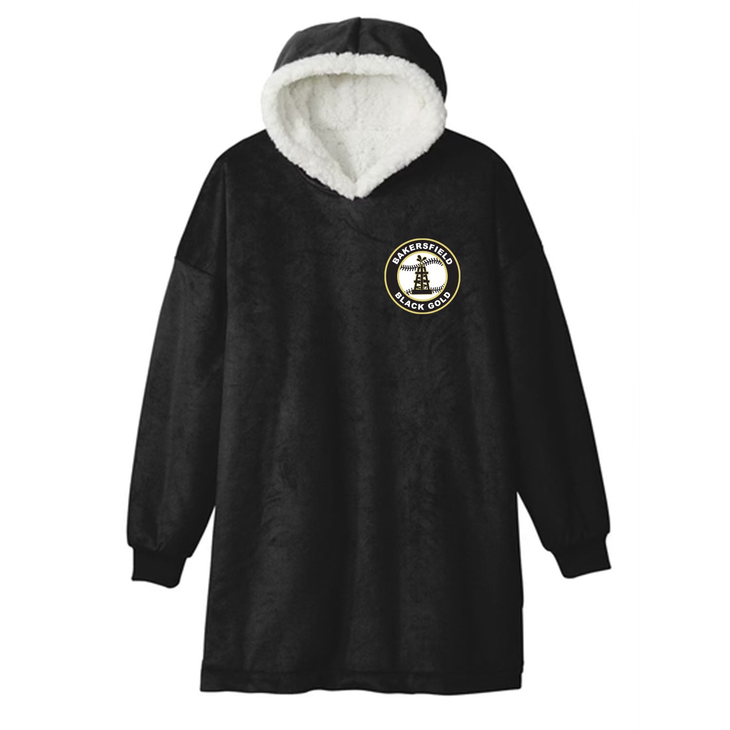 Black Gold Seal Wearable Blanket