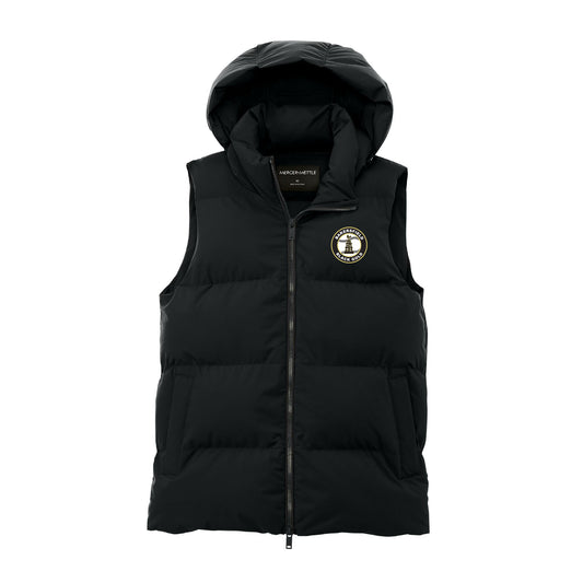 Black Gold Seal Womens Puffer Vest