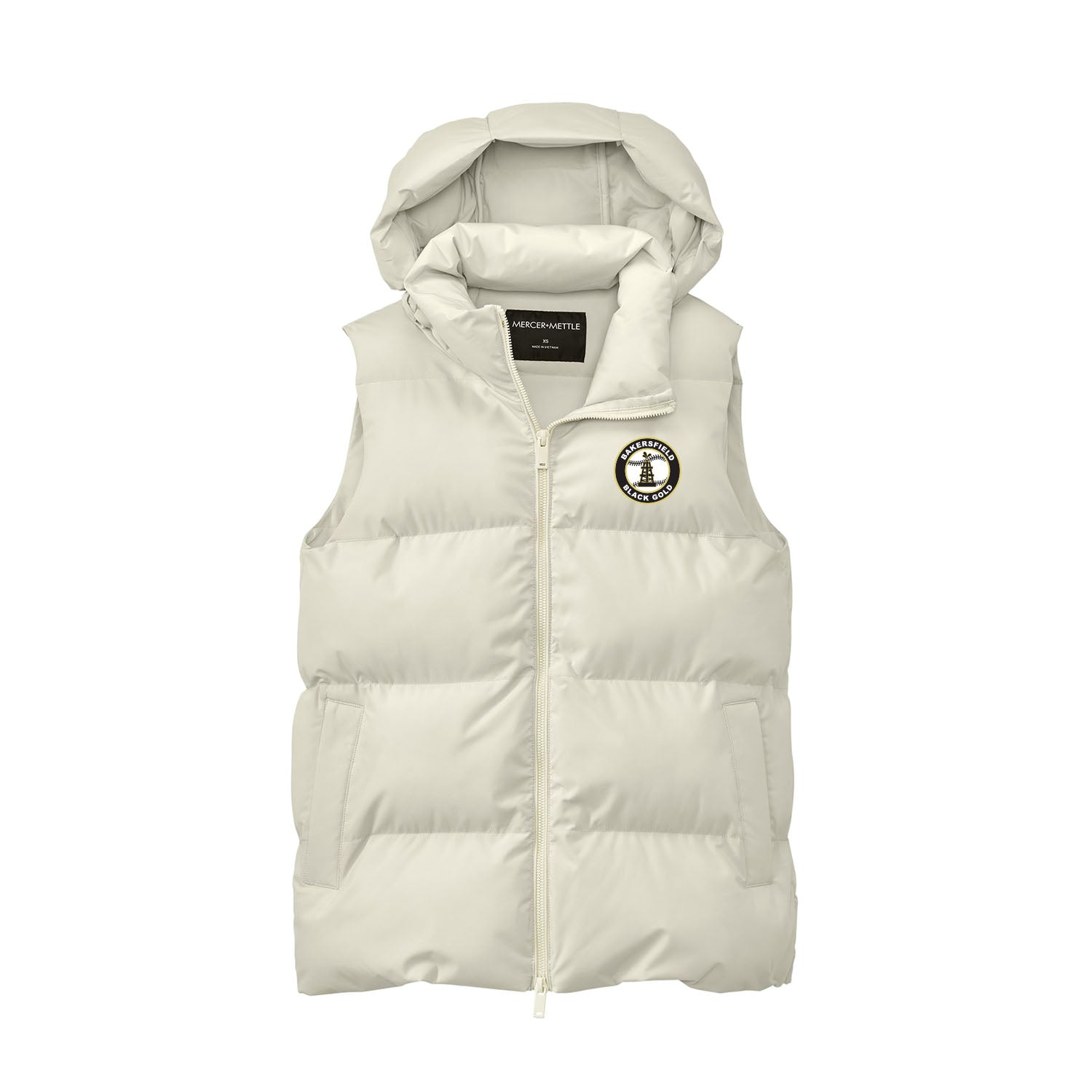 Black Gold Seal Womens Puffer Vest
