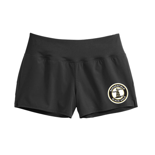 Black Gold Baseball Seal Women's Shorts