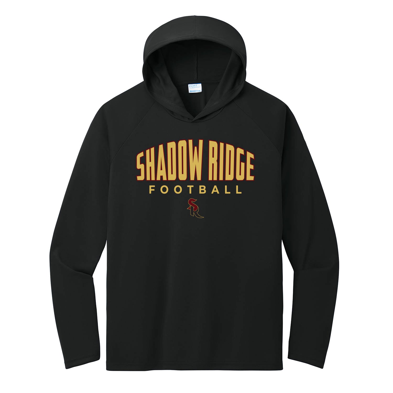 Shadow Ridge Football Performance Hooded Long Sleeve Tee