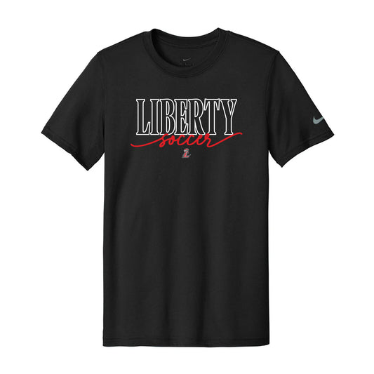 Liberty Script Soccer Nike Dri-Fit Tee