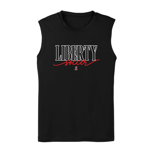 Liberty Script Soccer Performance Sleeveless Tank
