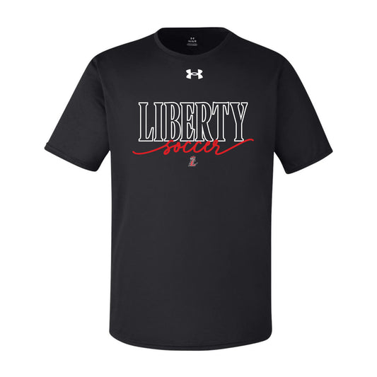Liberty Script Soccer Under Armour Tee