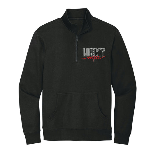 Liberty Script Soccer 1/4 Zip Fleece