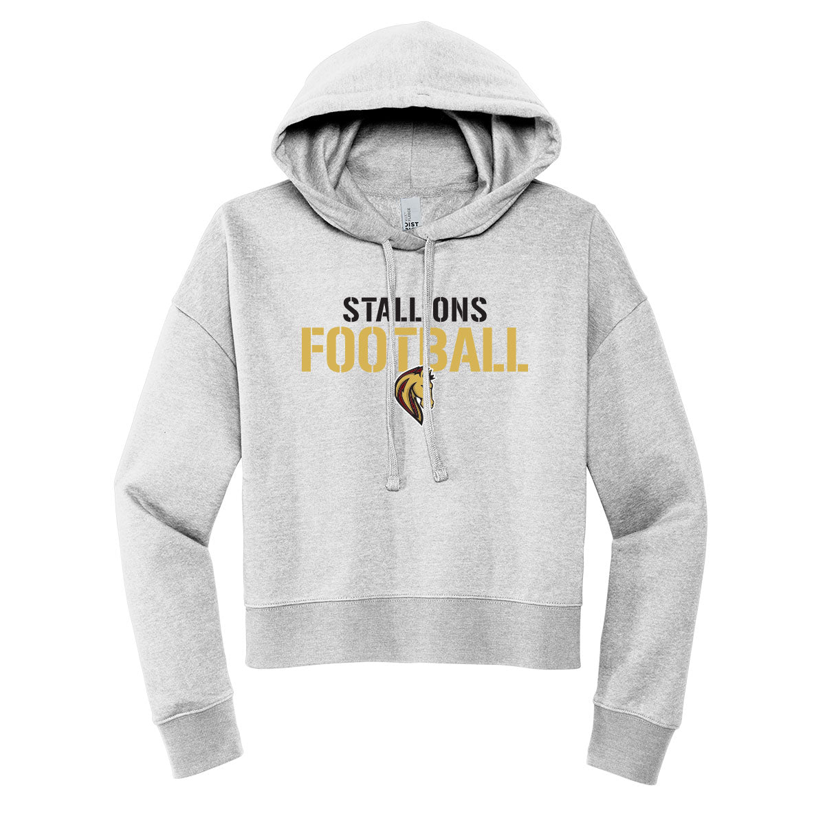 Stallions Football Cropped Hoodie