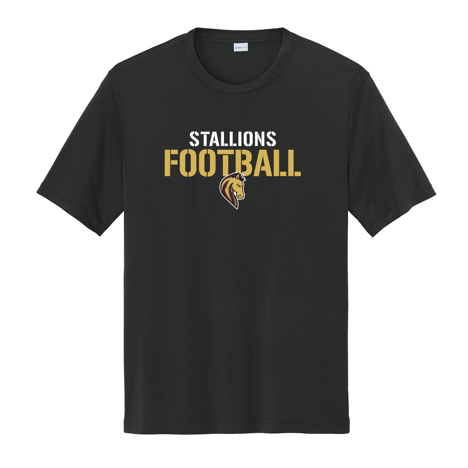 Stallions Football State Dri Fit Tee