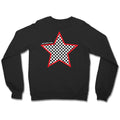 LA Dance Checkered Star Crewneck Sweatshirt