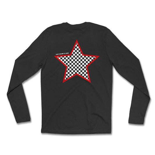 LA Dance Checkered Star Long Sleeve Tee