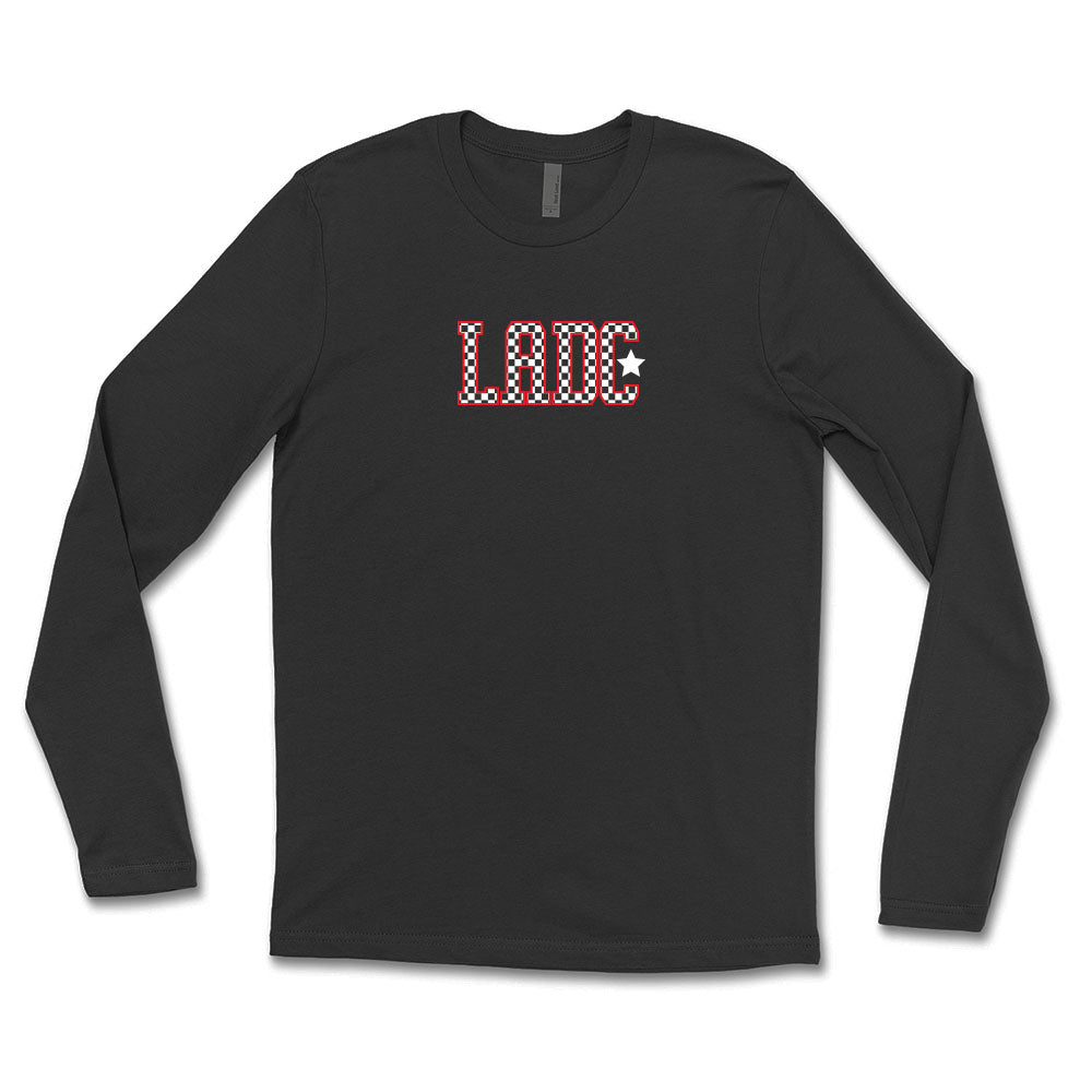 LA Dance Checkered Star Long Sleeve Tee