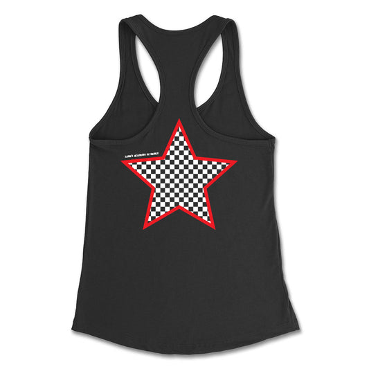 LA Dance Checkered Star Racerback Tank
