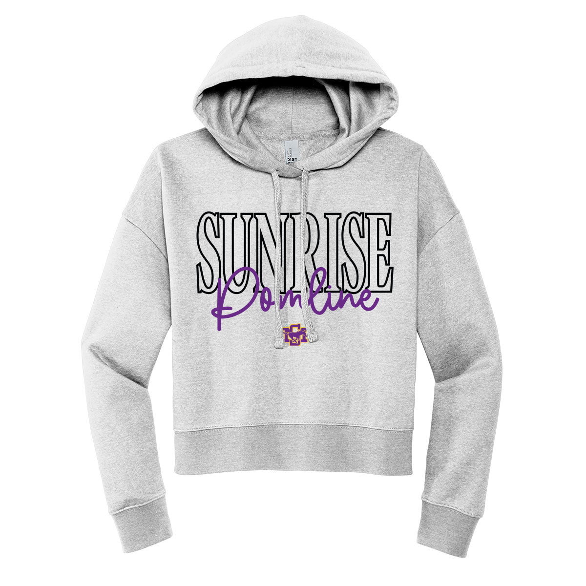 Sunrise Pomline Cropped Hoodie
