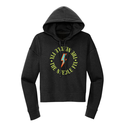 The Needle Fix Crest Cropped Hoodie