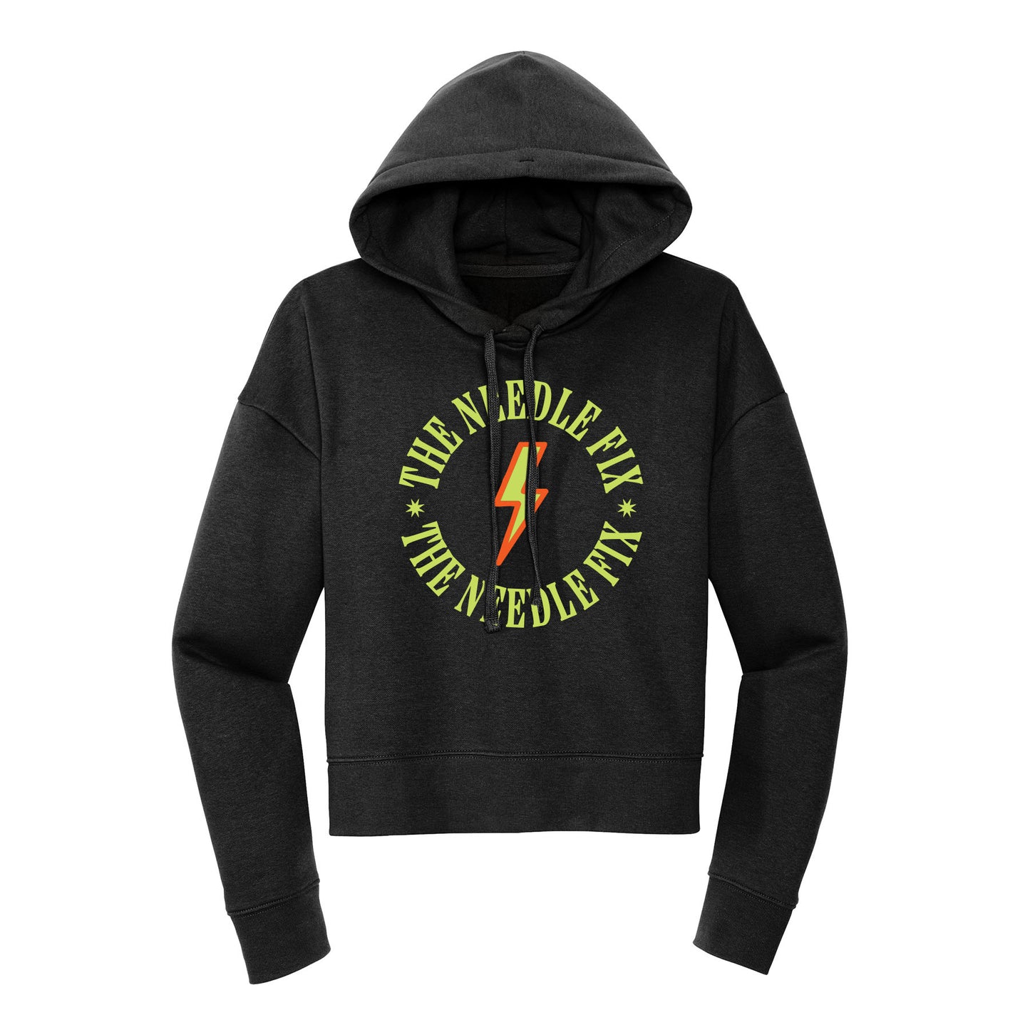 The Needle Fix Crest Cropped Hoodie